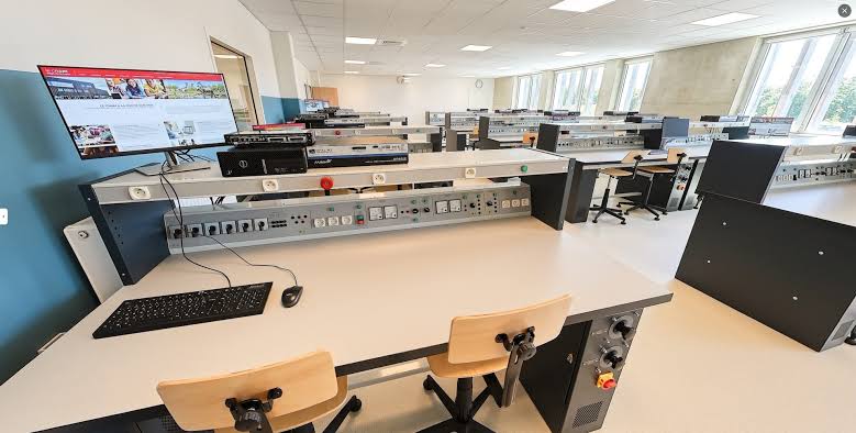 Une salle de cours du Cnam à La Roche-sur-Yon