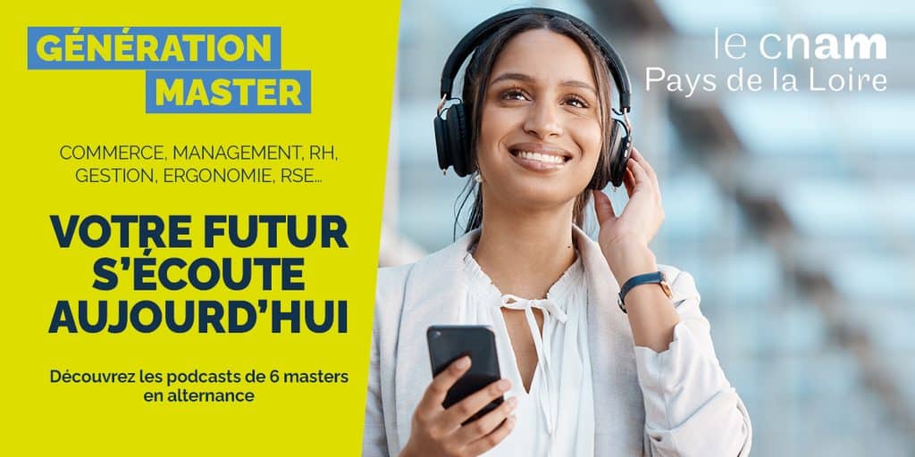 Génération Master : votre futur s'écoute aujourd'hui, découvrez les podcasts de 6 masters en alternance
