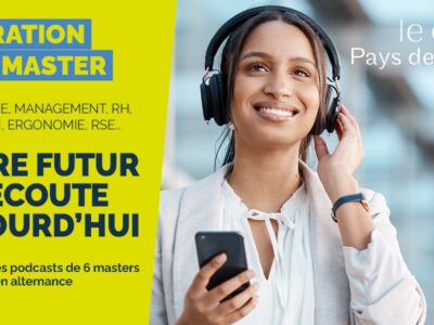 Génération Master : votre futur s'écoute aujourd'hui, découvrez les podcasts de 6 masters en alternance