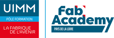 Logo du Pôle formation UIMM et de la Fab'Academy Pays de la Loire