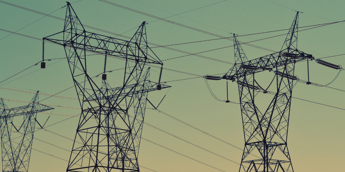 Pylônes de lignes à haute tension